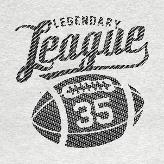 Legendary League Football Jersey bestseller tshirt tee shirt by BlabberBones